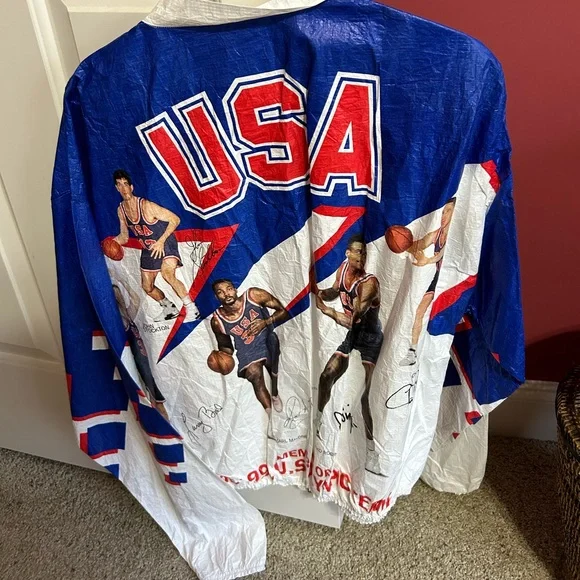 1992 Olympic Mens Basketball Jacket (rare) (vintage) 🏀⛹️♂️ - Picture 4 of 5